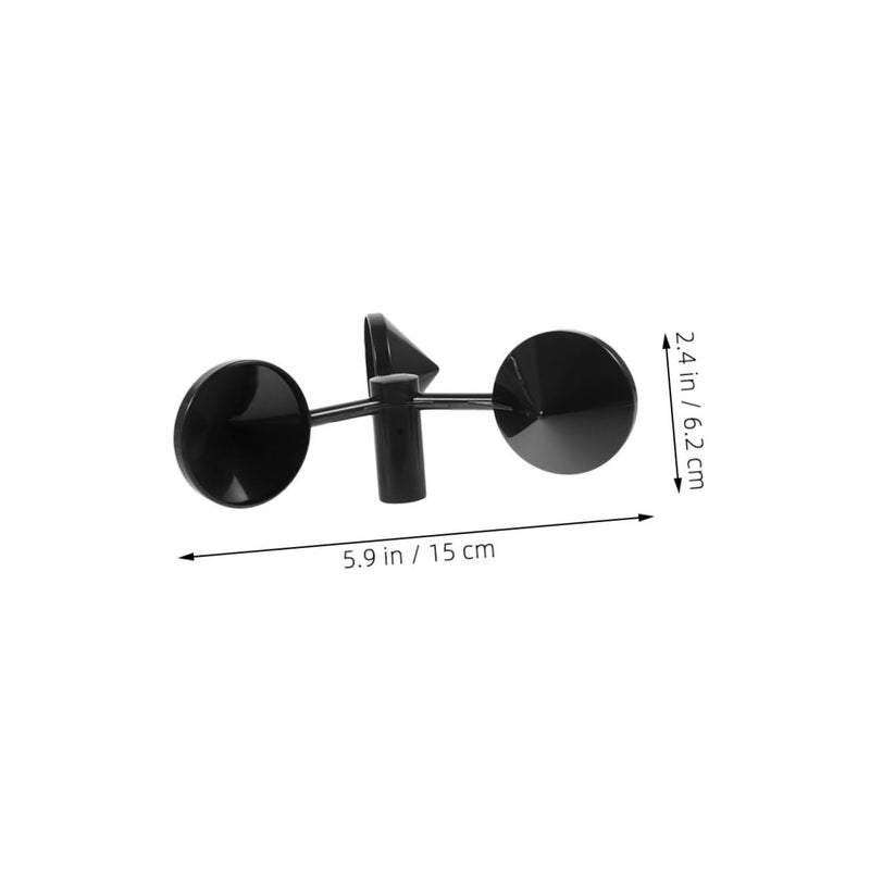GALPADA 3pcs Replacement Anemometer Cups for Wind Speed Meter HVAC Meteorological Use - Image 2